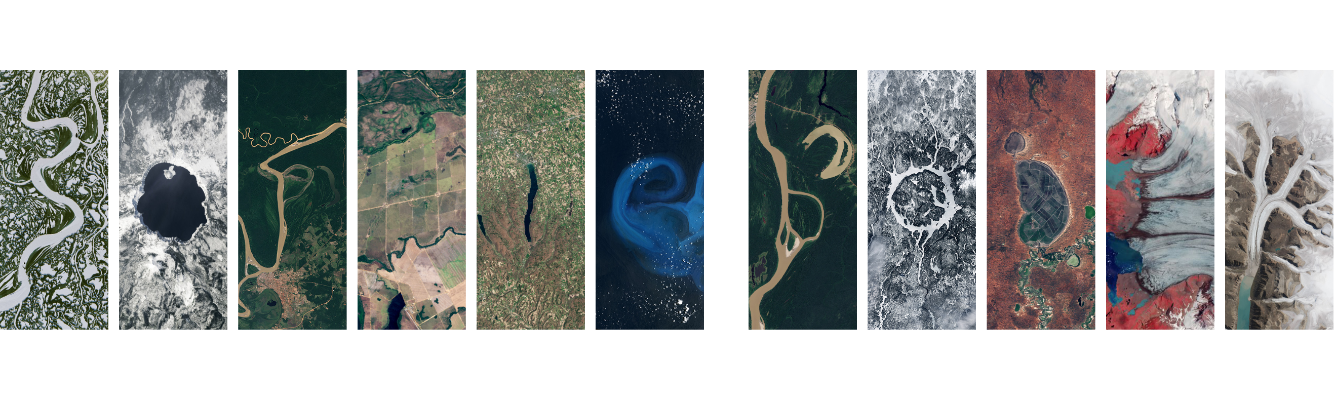 Sophie Bodek spelled using Landsat images.